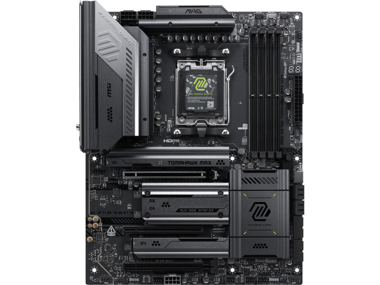 Msi Mag X870E Tomahawk Max Wif - X870E Atx Motherboard ulasan dan harga