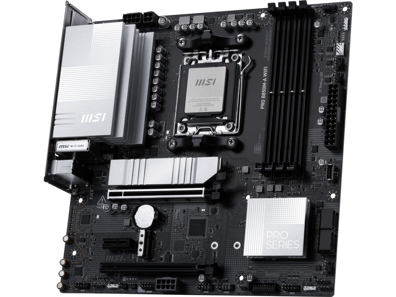 MSI PRO B850M-A WIFI AM5 , Wi- - Am5 Micro Atx Pcie 5.0 Motherboard ulasan dan harga